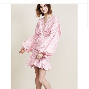 $495 Acler dorset dress in plain pink